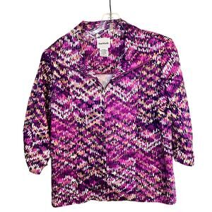 BonWorth XSP Women's Blazer Sleeve Suit Coat Petite Size 2 4 Jacket Extra Small